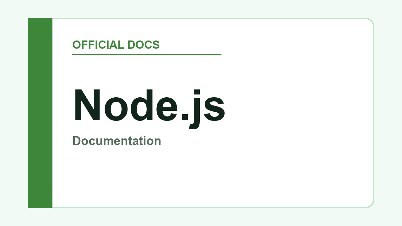 Node.js v26.4.0 官方文档