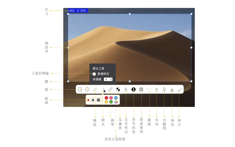 iShot：macOS上优秀的截图工具